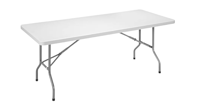 Table rectangulaire PVC 1,80 x 0,80 m