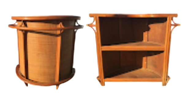 Console accueil rotin