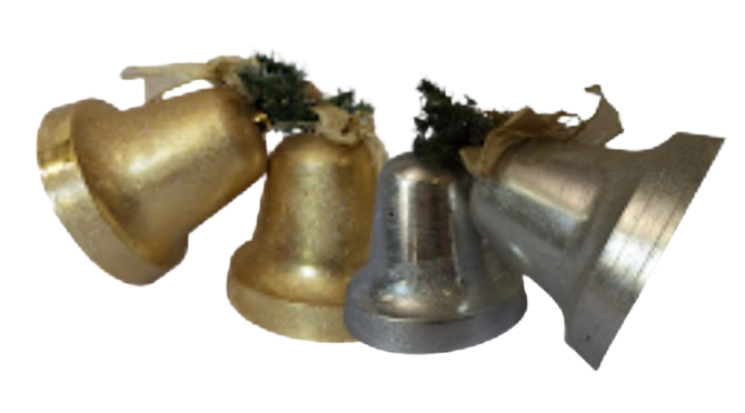 Cloches or et argent