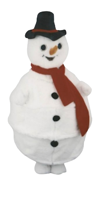 Mascotte bonhomme de neige