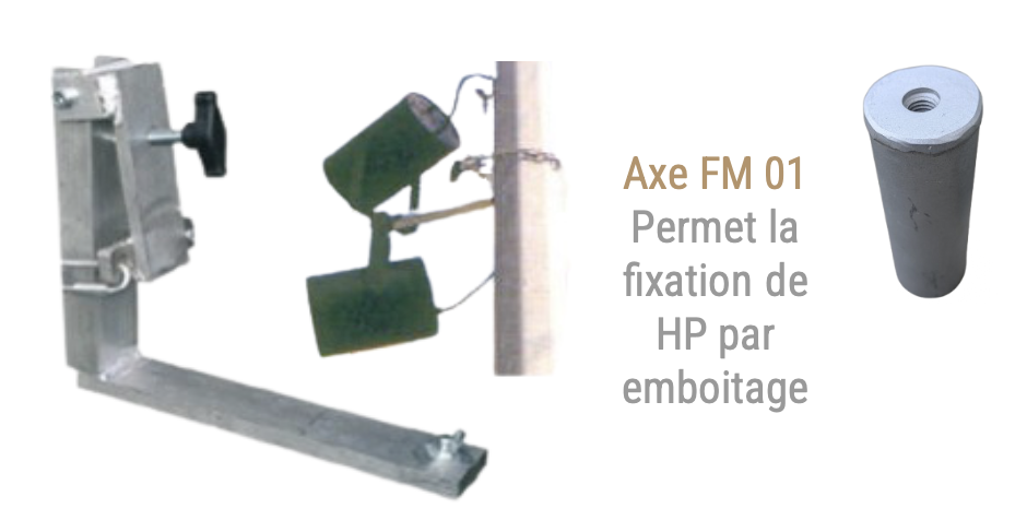 Support FM01 + Pige enceinte