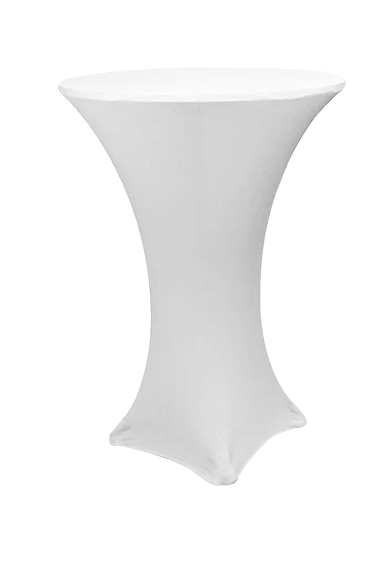 Housse lycra blanche 210 Gr pour  "Mange debout"