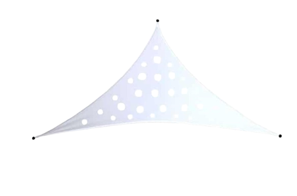 Lycra triangle à trous