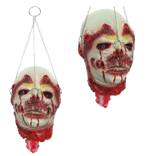 Tête de zombie à suspendre 2
