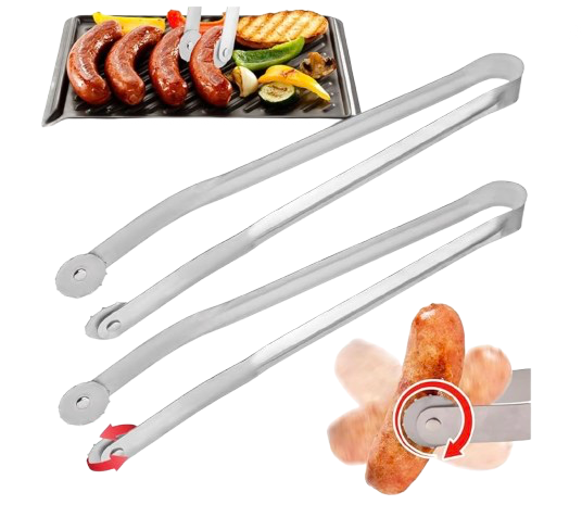 Pinces bbq inox (x2)