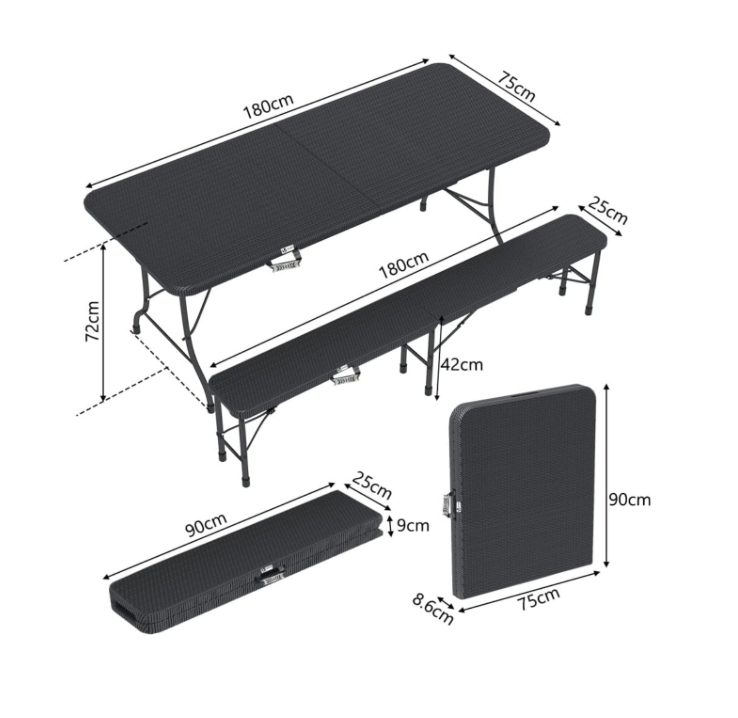 Table & Bancs Pliables (Catering)