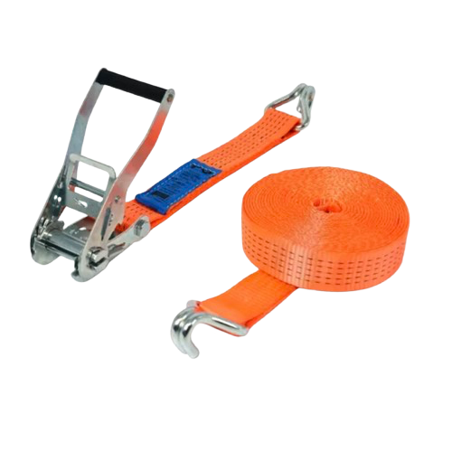 Accastillage - Sangle cliquet + main orange 5t / 9m