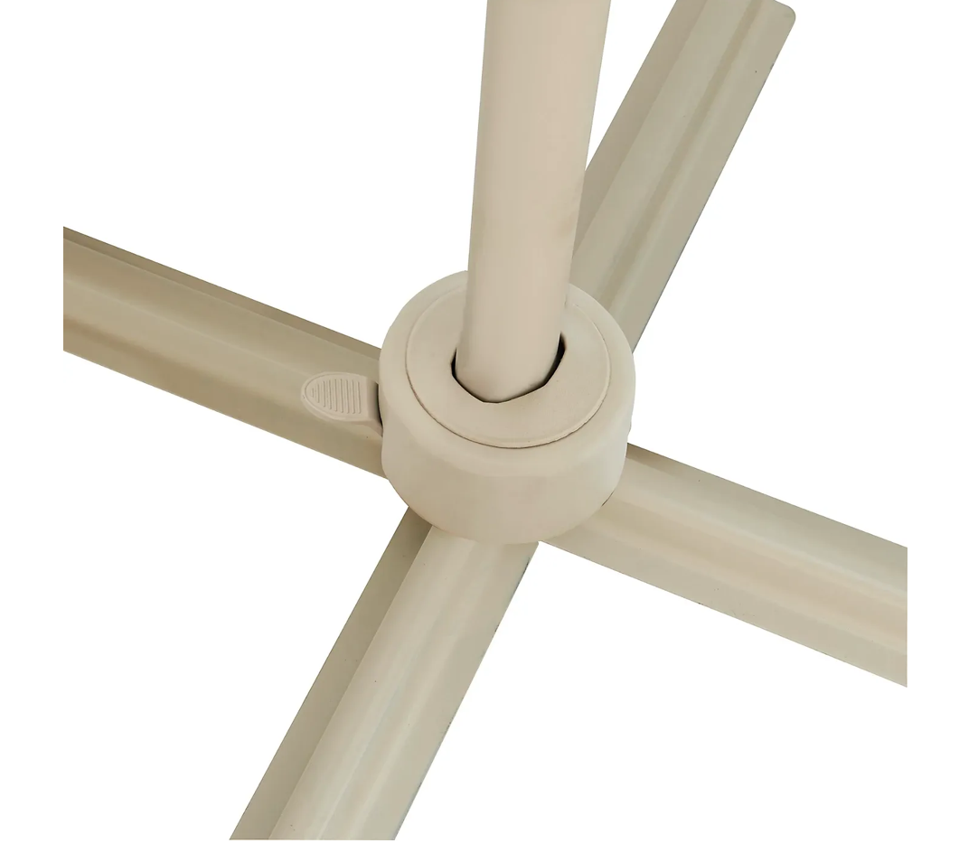 Parasol écru déporté D=350cm - Image 5