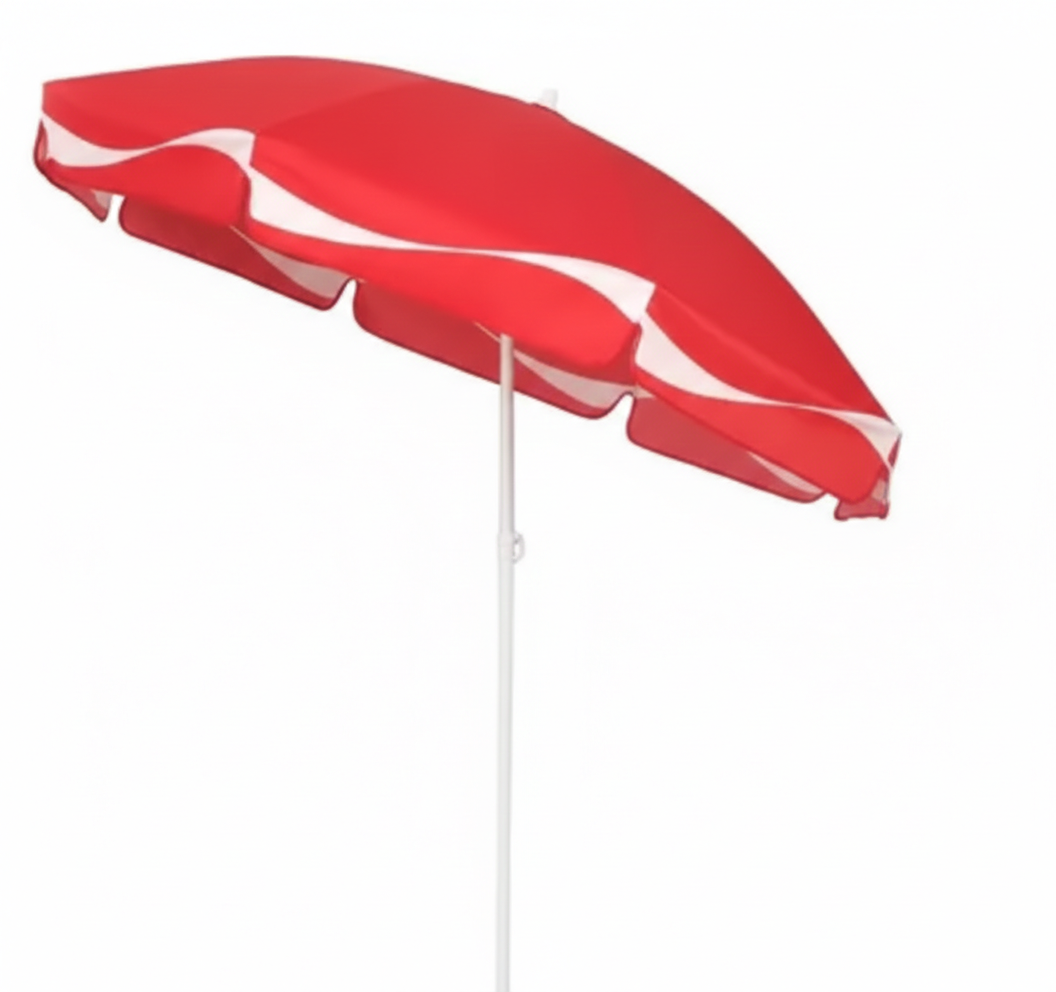 Parasol Plage rouge