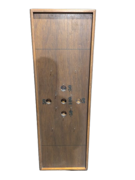 Jeu de Glisse à Clous et Alvéoles en Bois  (2 joueurs)
