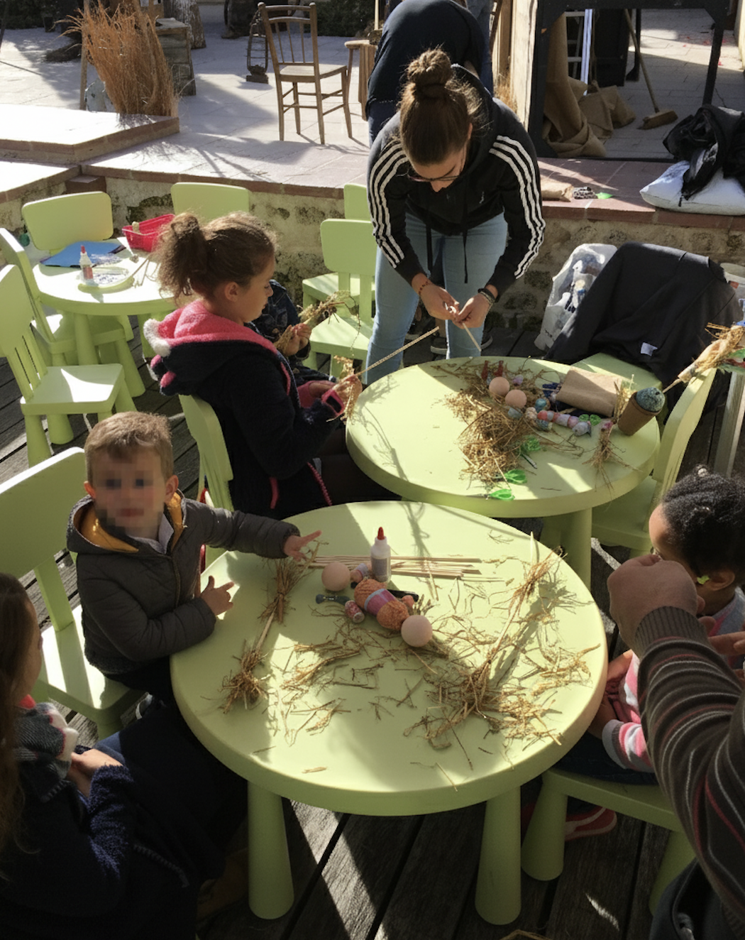 Table enfant (Vert anis)