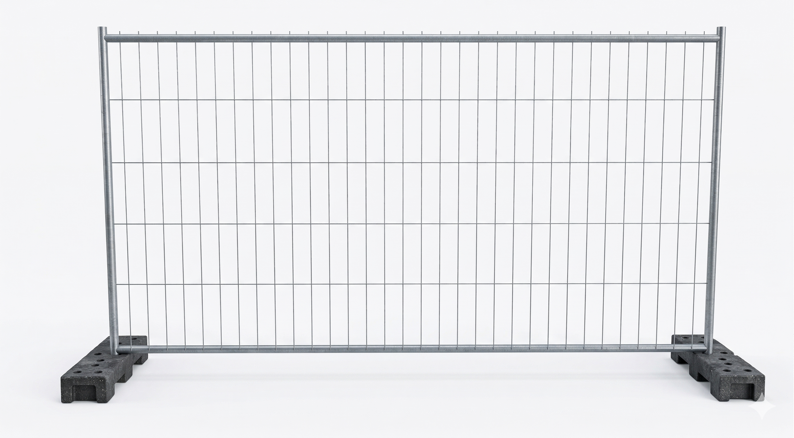 Barrière grillagée
