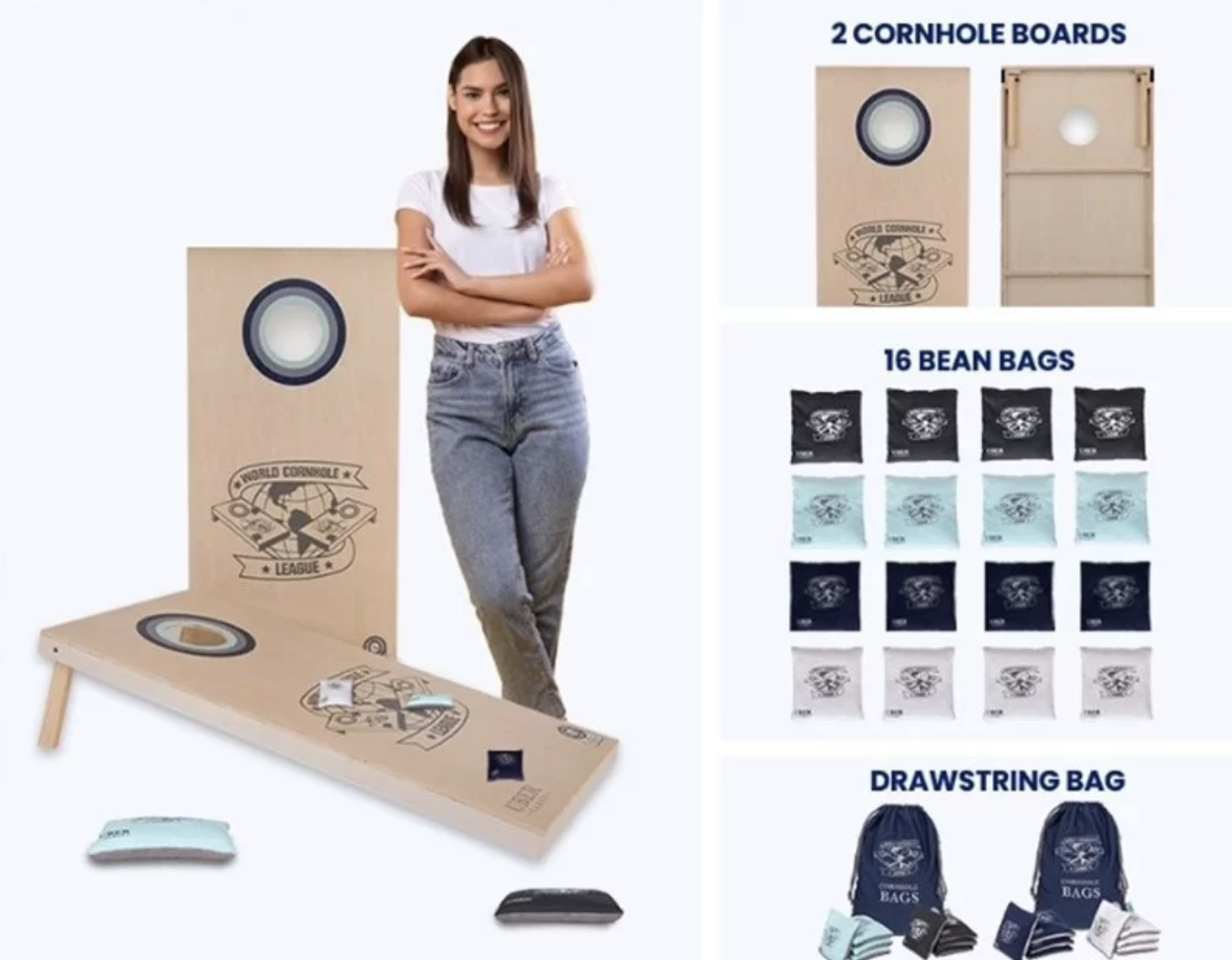 Cornhole duo - Jeu du Cornhole (1 à 2 joueurs) - Image 5