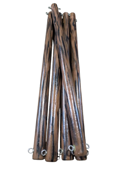 Cube escalade - Echelles de bois horizontales