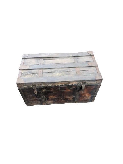 Coffre en bois ancien - Image 3