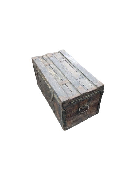Coffre en bois ancien - Image 4