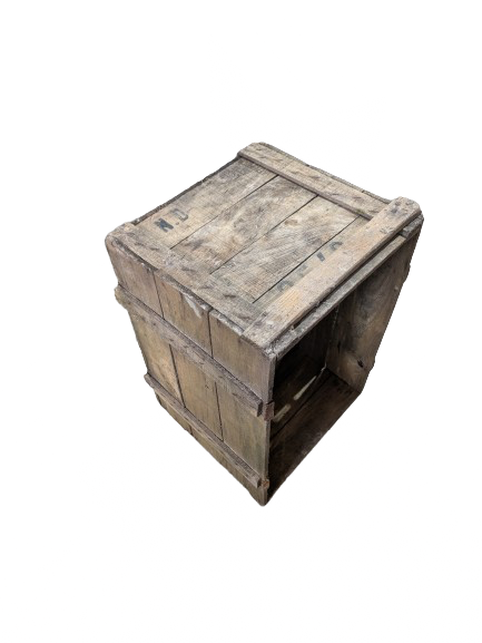 Caisse ancienne en bois - Image 2
