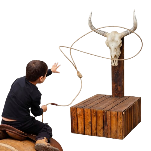 Tir western - Jeu du lasso (1 joueur)