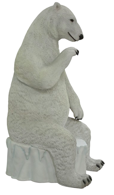 Ours polaire résine (H : 240 cm) - Image 2