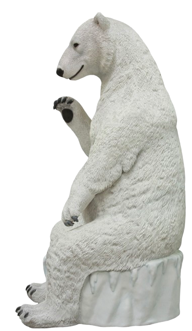Ours polaire résine (H : 240 cm) - Image 3