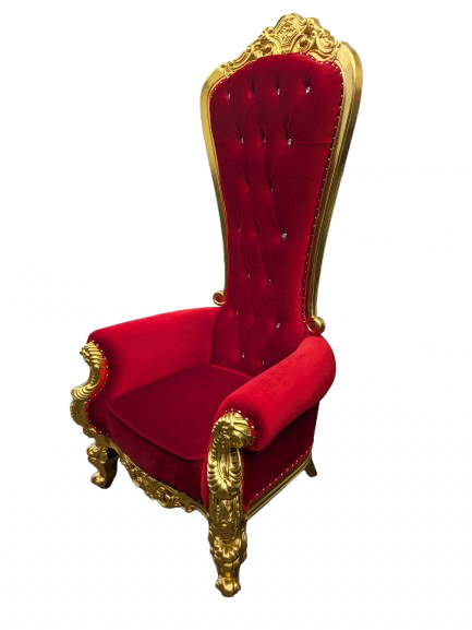 Trône Royal Baroque (H : 175 cm)