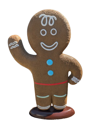 Biscuit petit homme main levée (H : 114 cm)