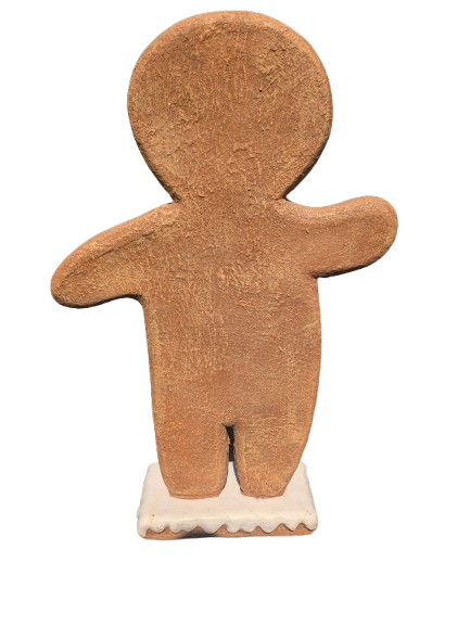 Biscuit petit homme bras écartés (H : 102 cm) - Image 3