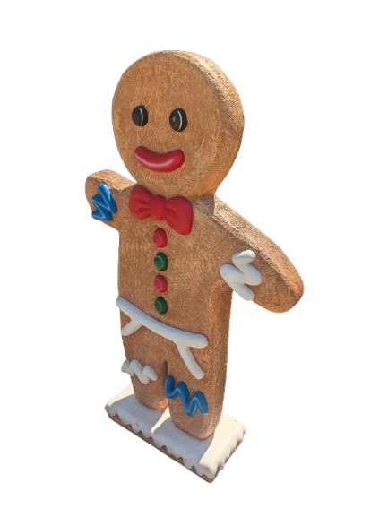 Biscuit petit homme bras écartés (H : 102 cm) - Image 4