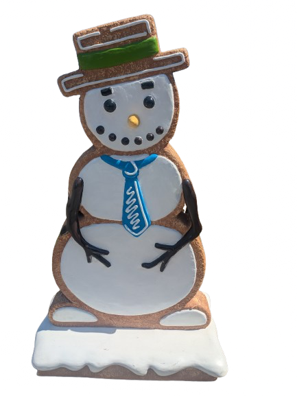 Biscuit Bonhomme de neige (H : 123 cm)