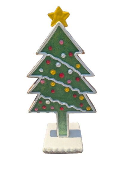 Biscuit sapin de Noël (H : 122 cm)