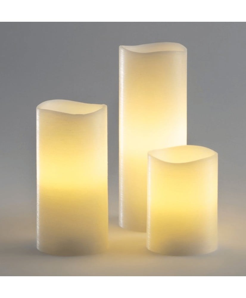 Bougie led cire (H : 22 cm) - Image 3
