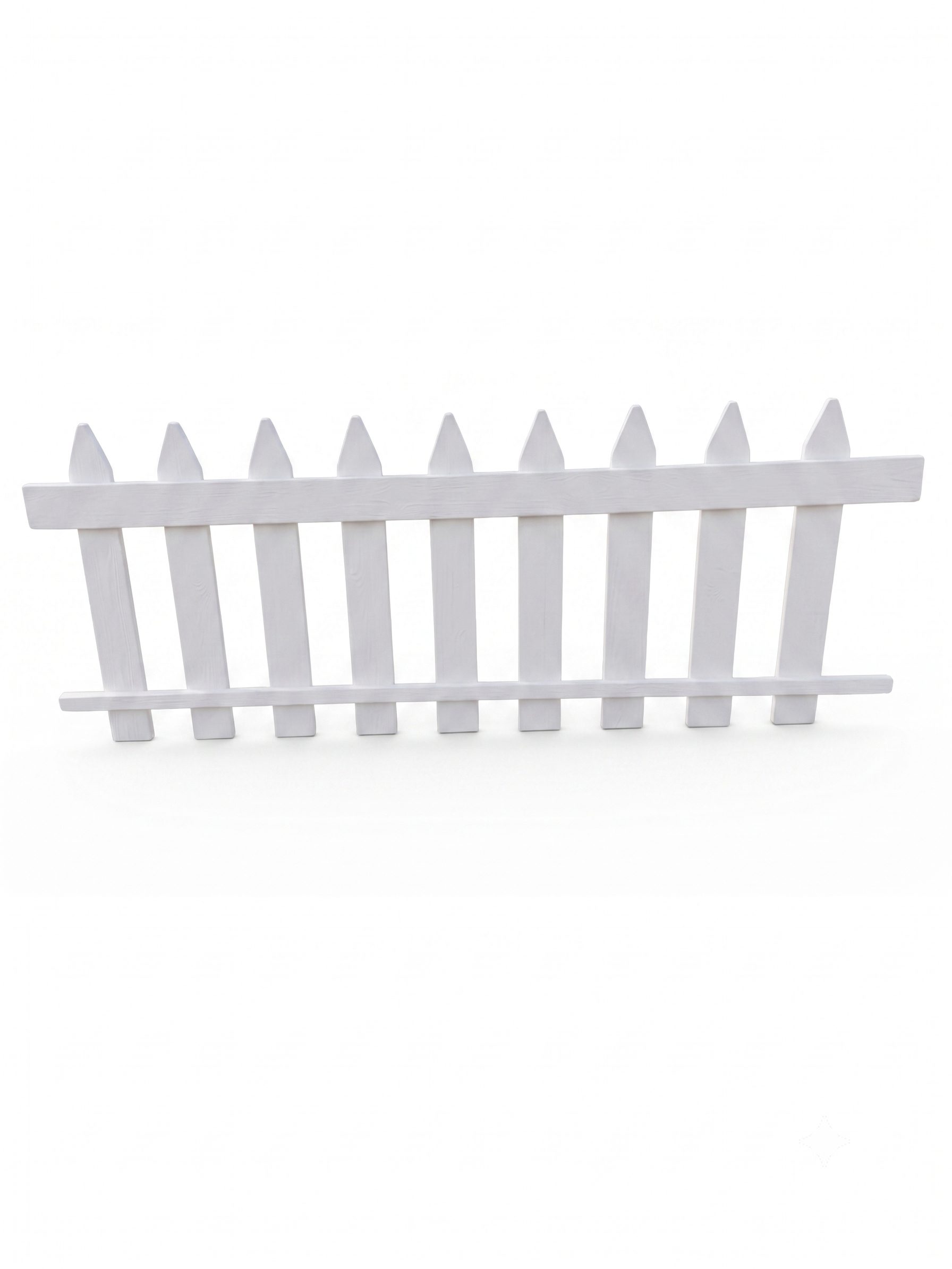 Barrière bois blanche "déco" (€/m) - Image 3