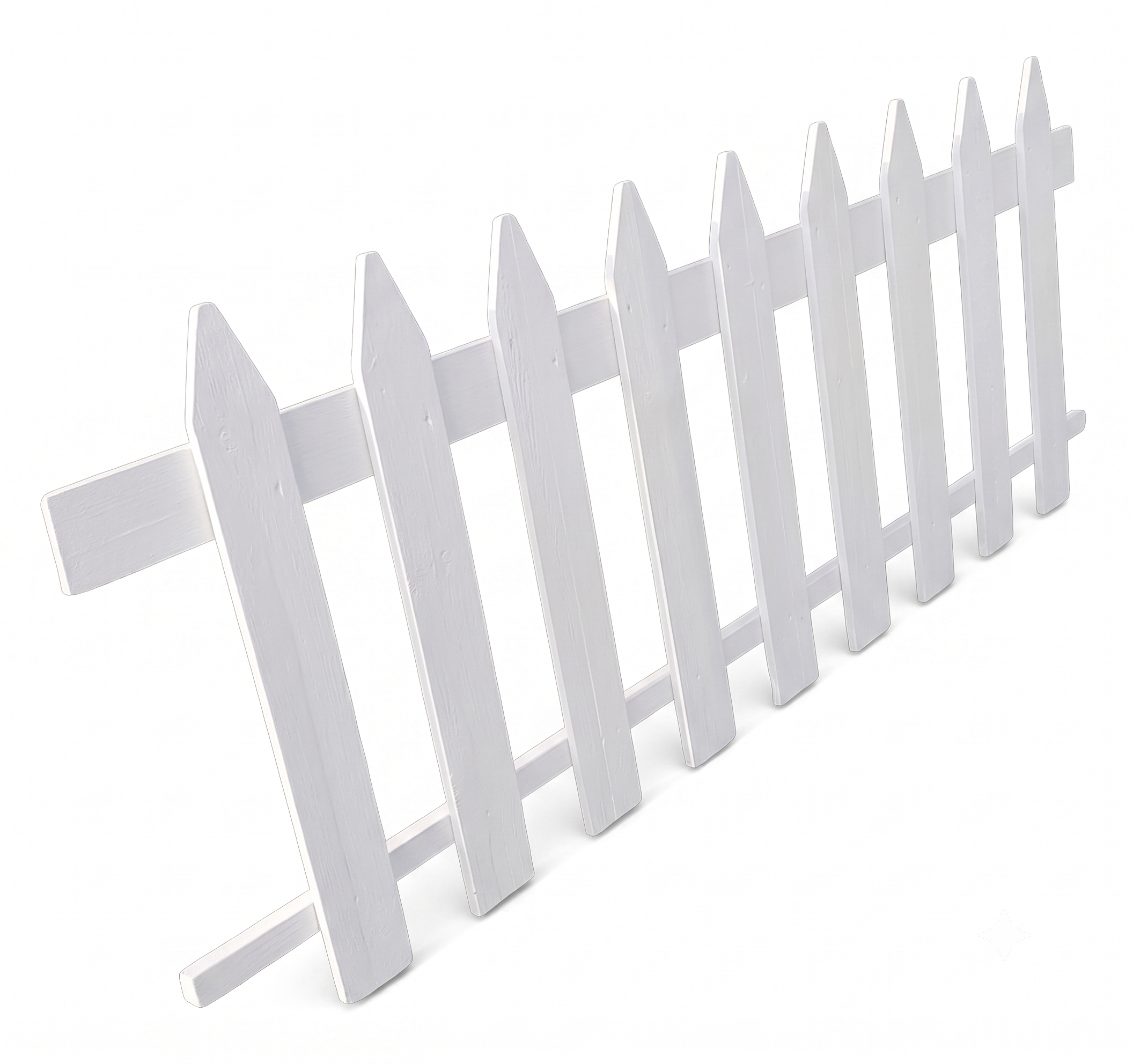 Barrière bois blanche "déco" (€/m) - Image 5