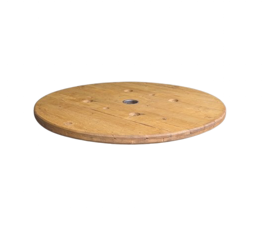 Plateau touret D=1,05m (mange debout tonneau / table basse)