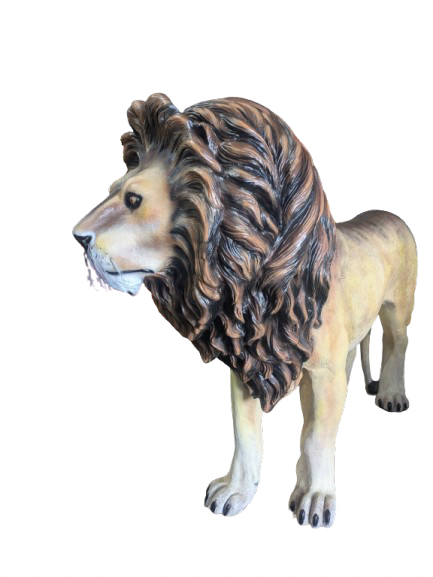 Lion résine (H : 136 cm) - Image 4