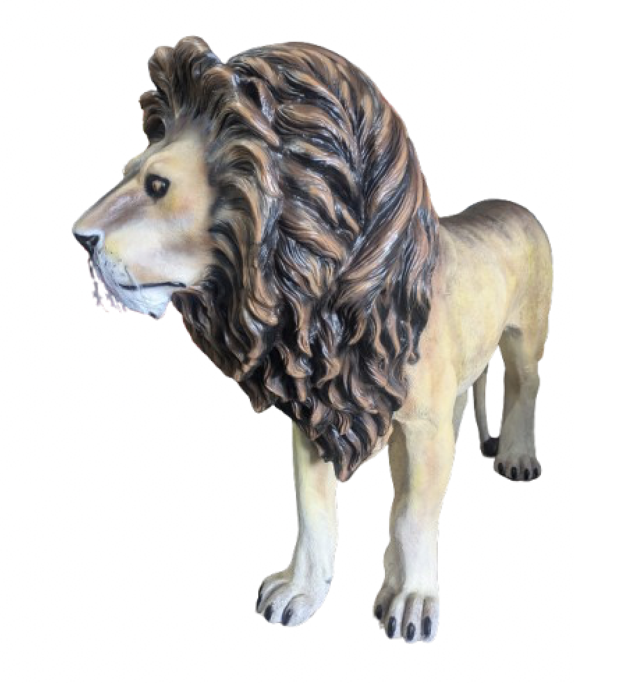 Lion résine (H : 136 cm) - Image 7