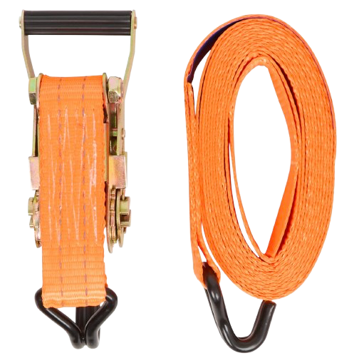 Sangle cliquet + main orange 2000 kg / 6m