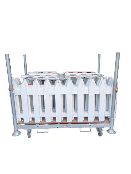 Barrière bois blanche "déco" (€/m) - Image 7