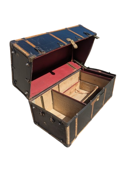 Malle de voyage vintage d'époque (XL)