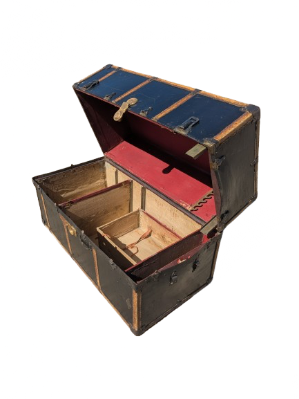 Malle de voyage vintage d'époque (XL) - Image 2
