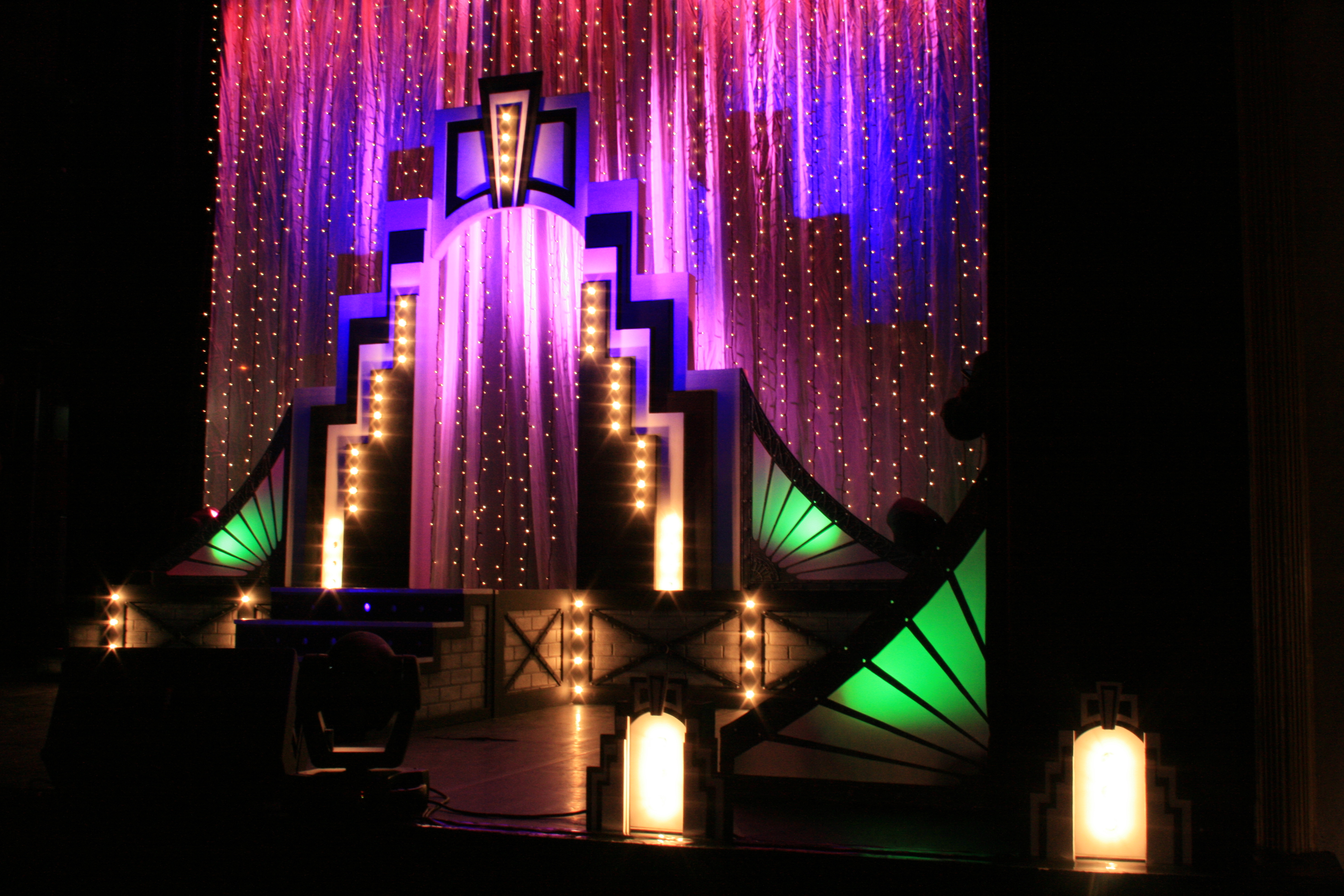 Décor cabaret "Swing" Panneaux - Image 2