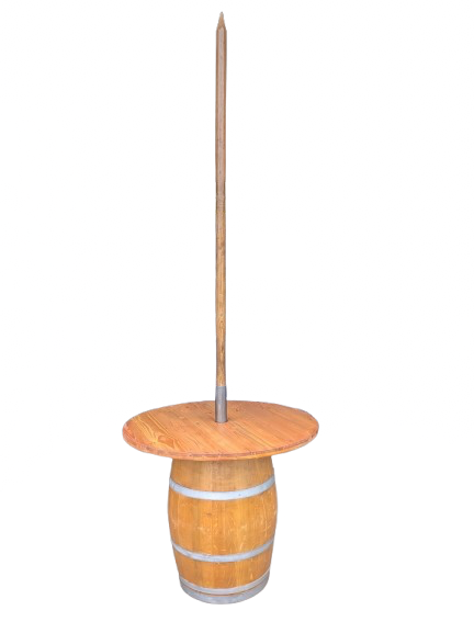 Tonneau Vernis - Support pour mât Guinguette - Image 4