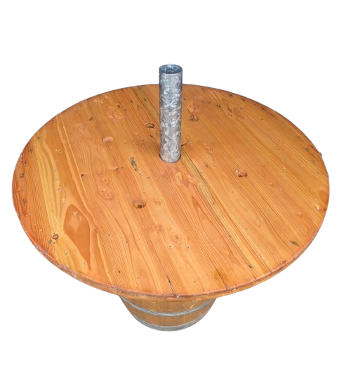 Tonneau Vernis - Support pour mât Guinguette - Image 6