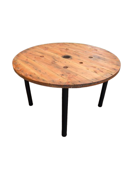 Plateau touret D=1,05m (mange debout tonneau / table basse) - Image 6