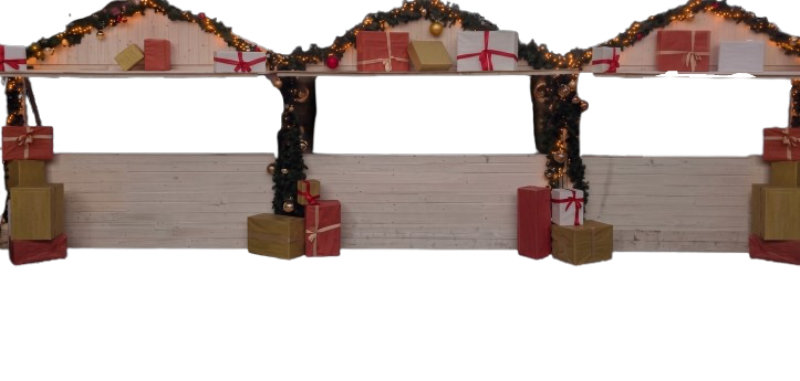 Façade Chalets de Noël — Distribution de Cadeaux & Jouets - Image 3