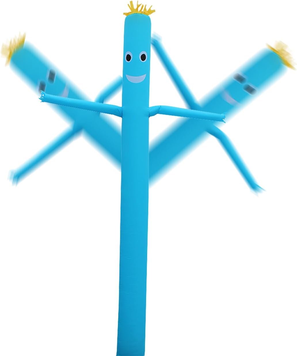 Bonhomme gonflable dansant 10 pi, bleu