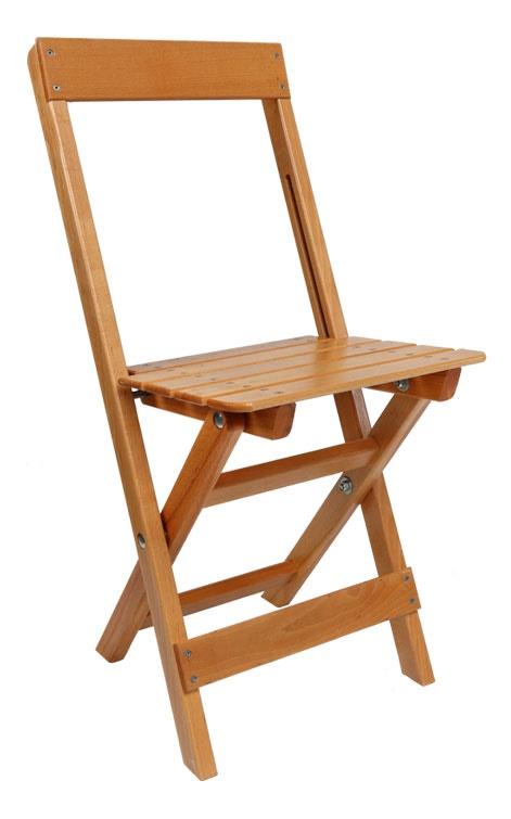 Klapstoel hout