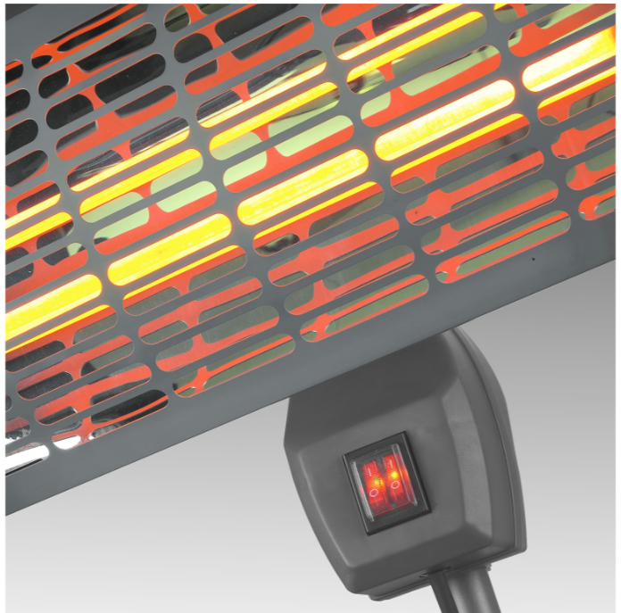 Thumbnail 2 voor Terrasheater - elektrisch 230V/2000W