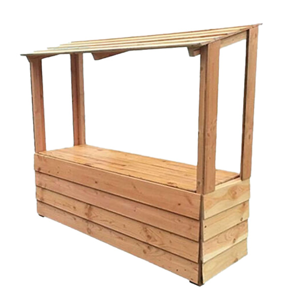 Houten sfeerkraam afbeelding