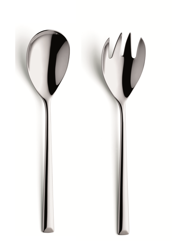 Slacouvert bestaande uit: slavork en slalepel (23cm)